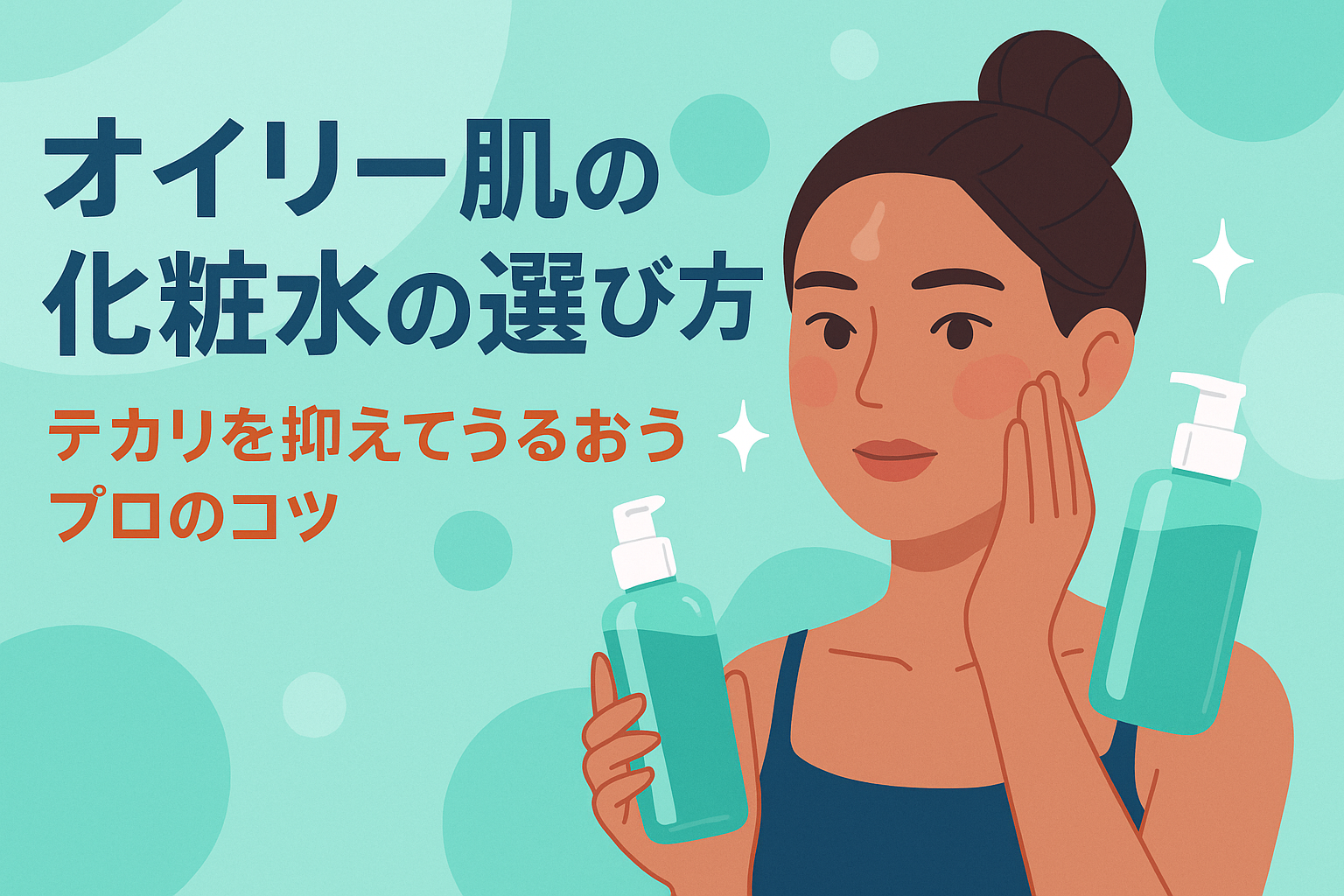オイリー肌の化粧水の選び方｜テカリを抑えてうるおうプロのコツ