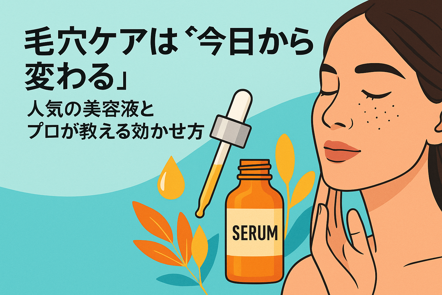 毛穴ケアは“今日から変わる”。人気の美容液とプロが教える効かせ方