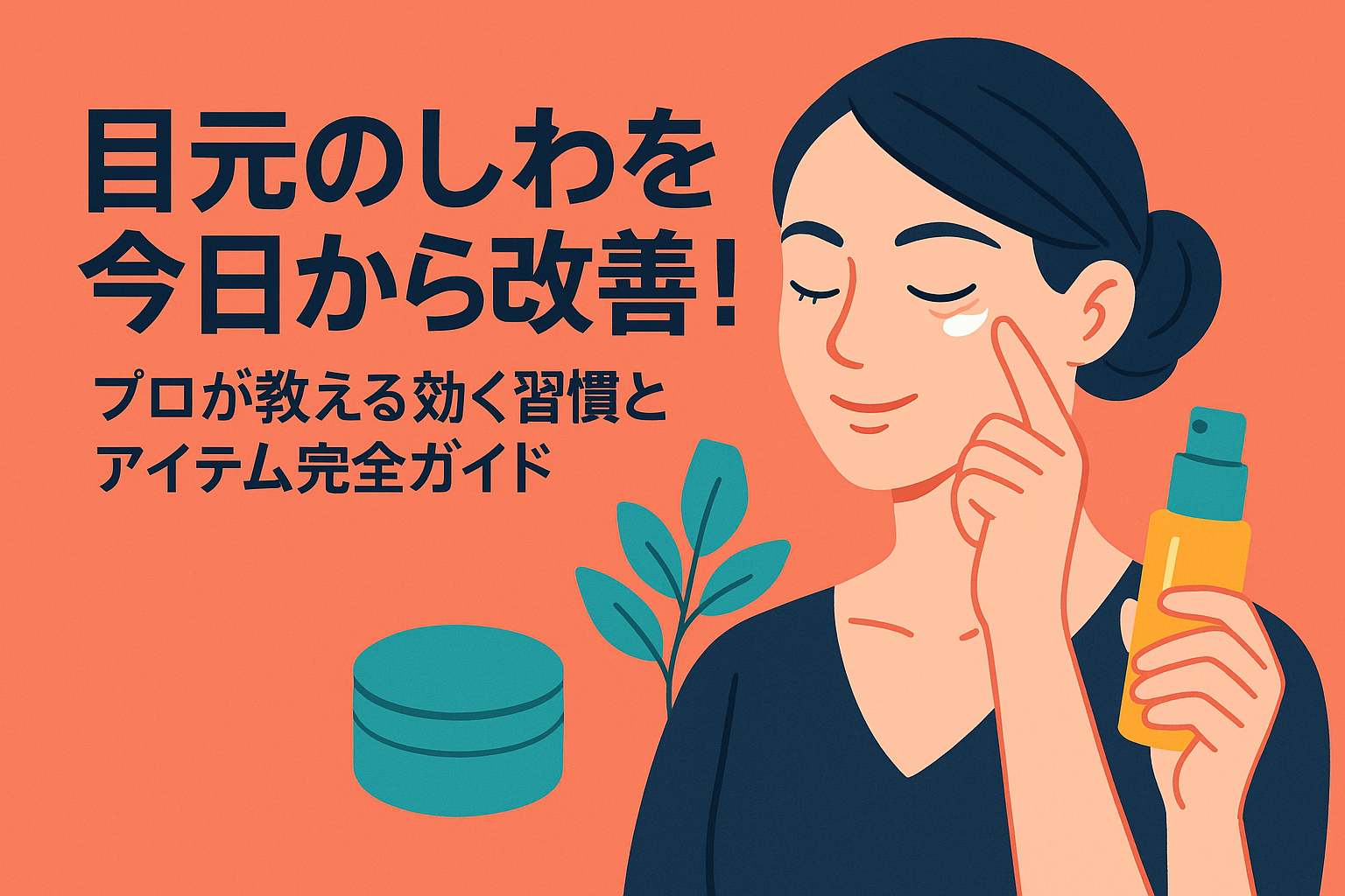 目元のしわを今日から改善！プロが教える効く習慣とアイテム完全ガイド