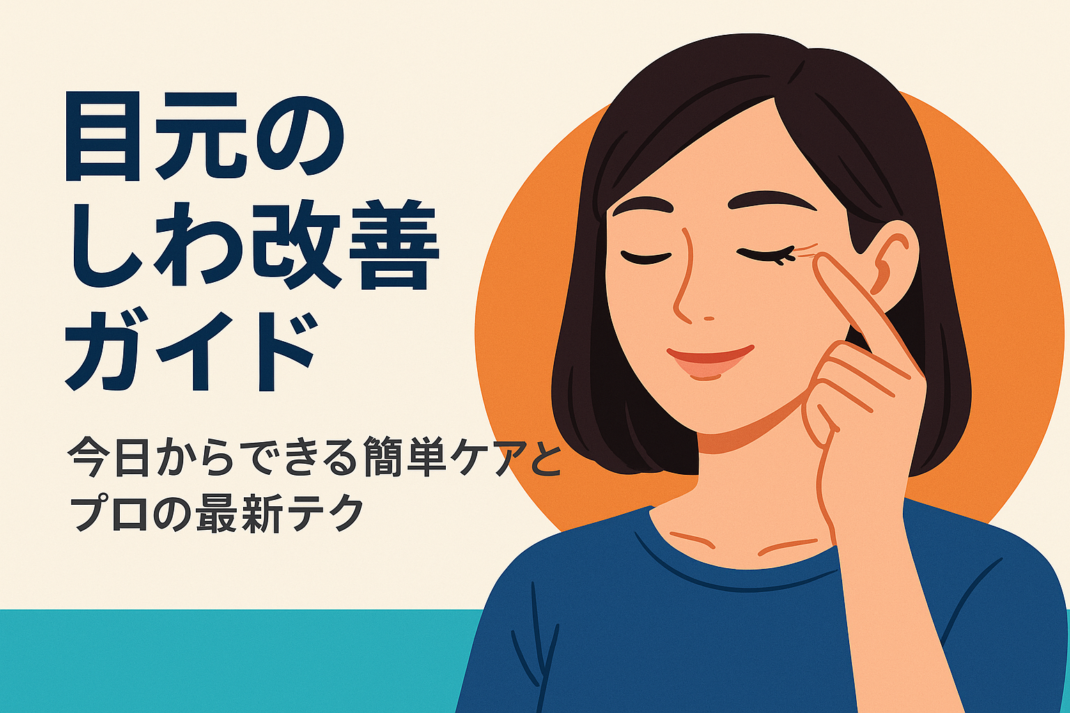 目元のしわ改善ガイド｜今日からできる簡単ケアとプロの最新テク