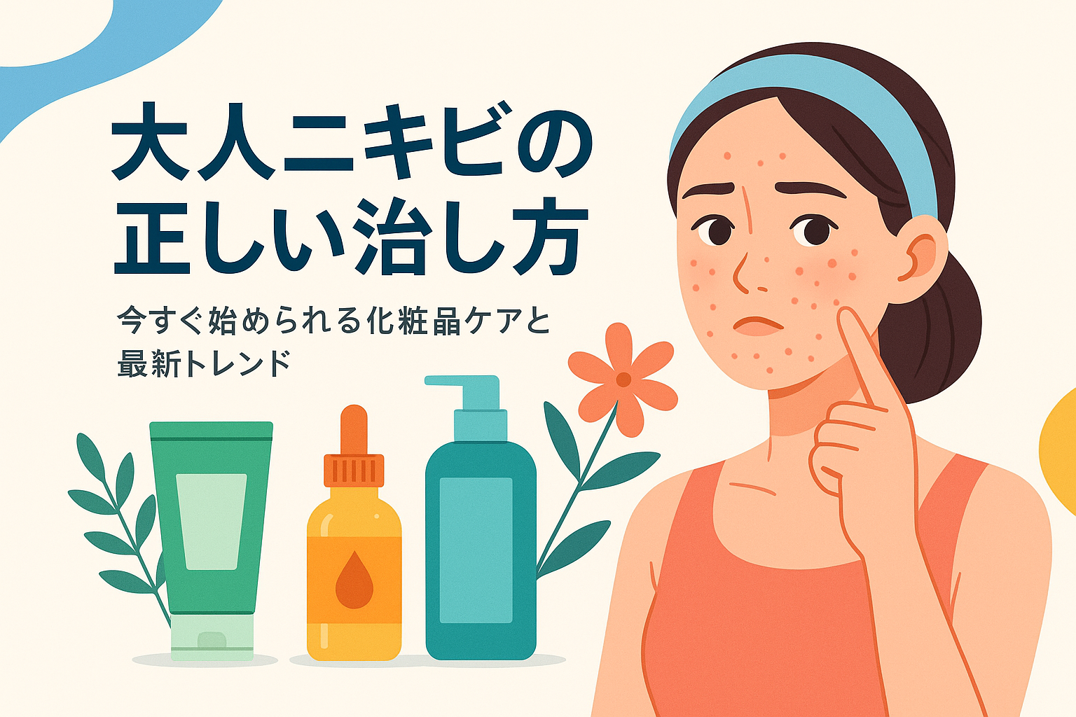 大人ニキビの正しい治し方｜今すぐ始められる化粧品ケアと最新トレンド