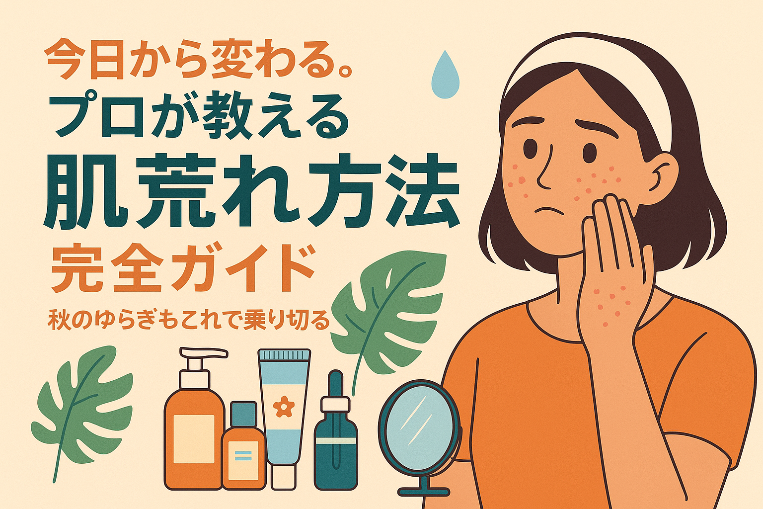 今日から変わる。プロが教える“肌荒れ 対策 方法”完全ガイド|秋のゆらぎもこれで乗り切る