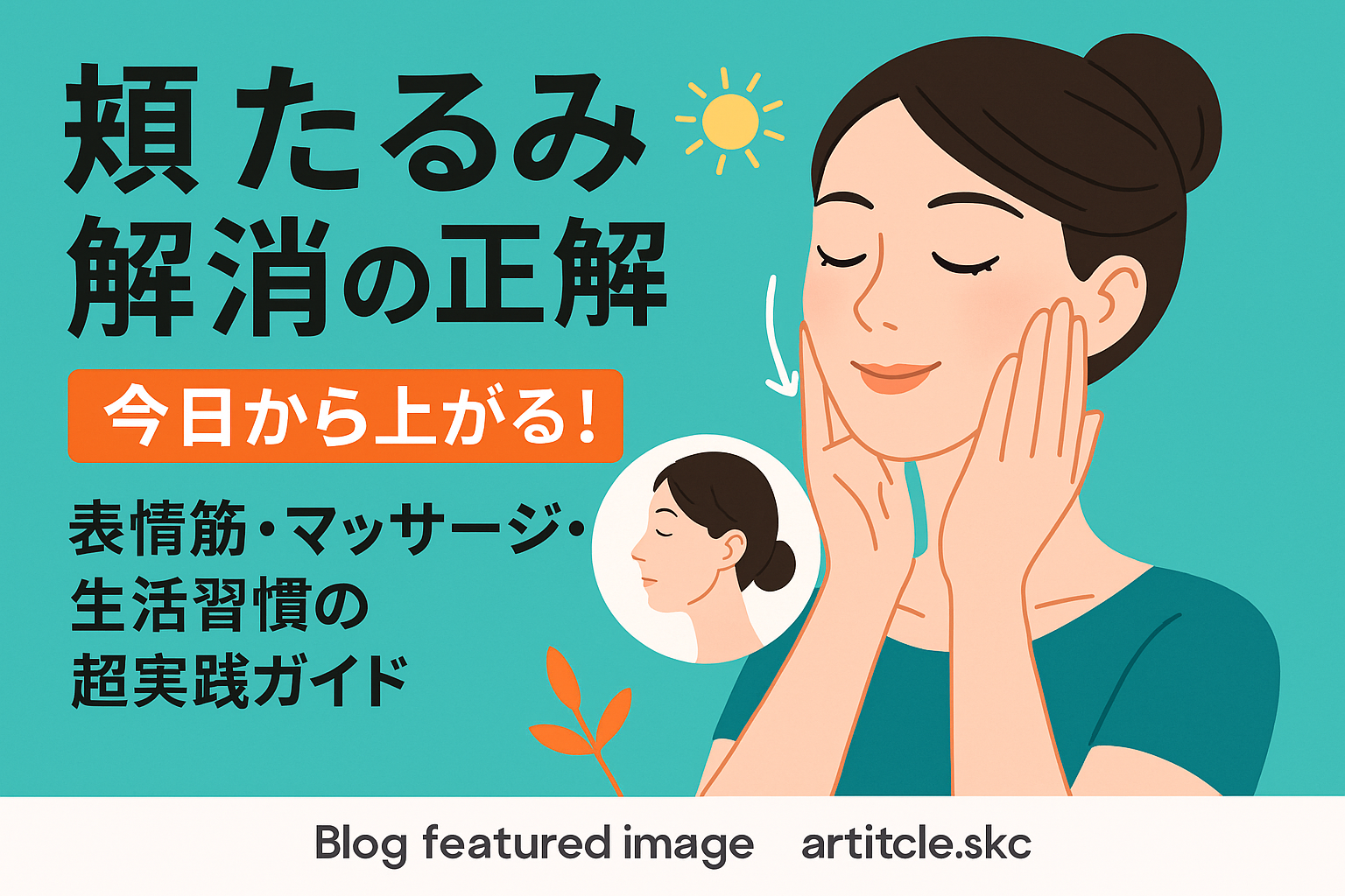 頬たるみ解消今日から上がる！表情筋・マッサージ・生活習慣の超実践ガイド