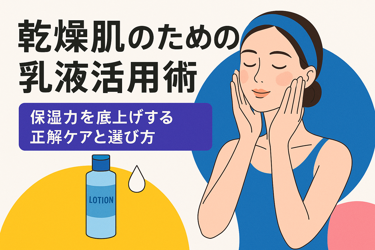 乾燥肌のための乳液活用術：保湿力を底上げする正解ケアと選び方