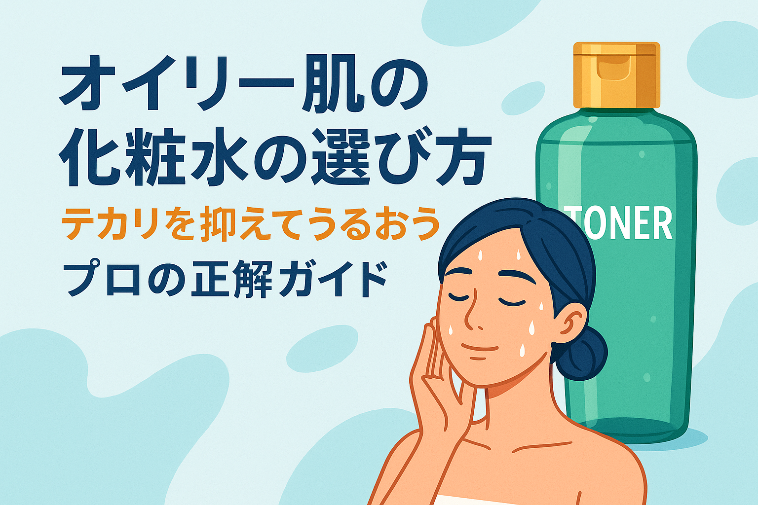 オイリー肌の化粧水の選び方｜テカリを抑えてうるおうプロの正解ガイド
