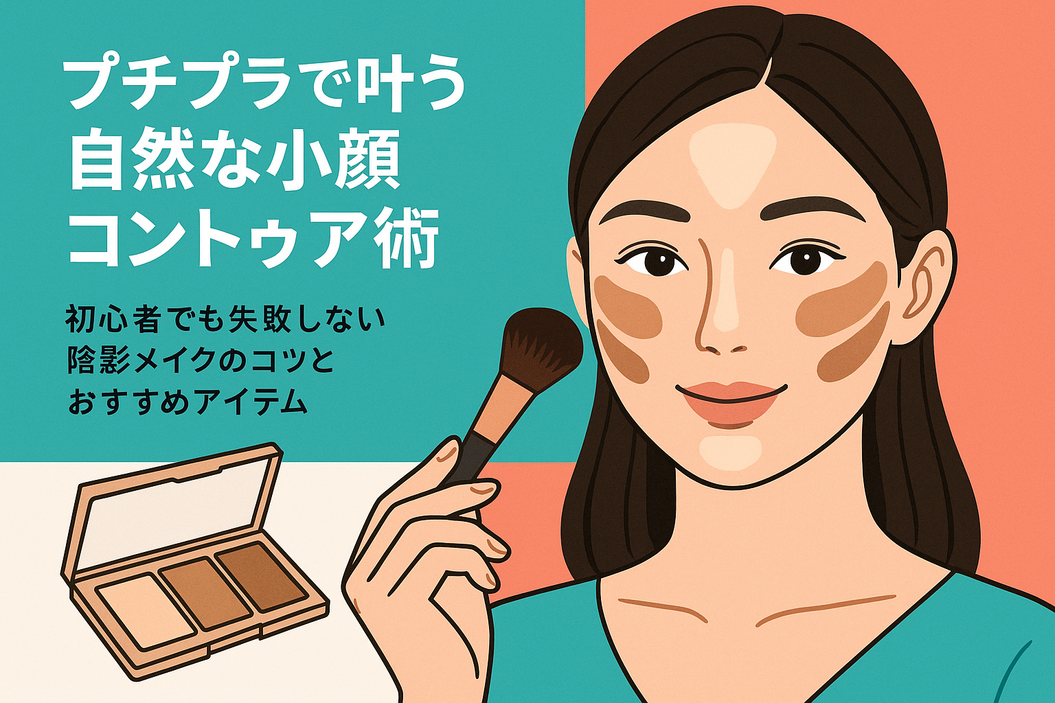 プチプラで叶う自然な小顔コントゥア術｜初心者でも失敗しない陰影メイクのコツとおすすめアイテム