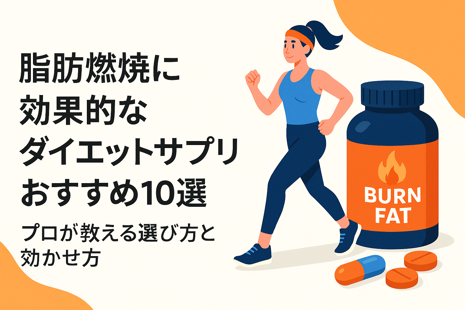 脂肪燃焼に効果的なダイエットサプリおすすめ10選｜プロが教える選び方と効かせ方