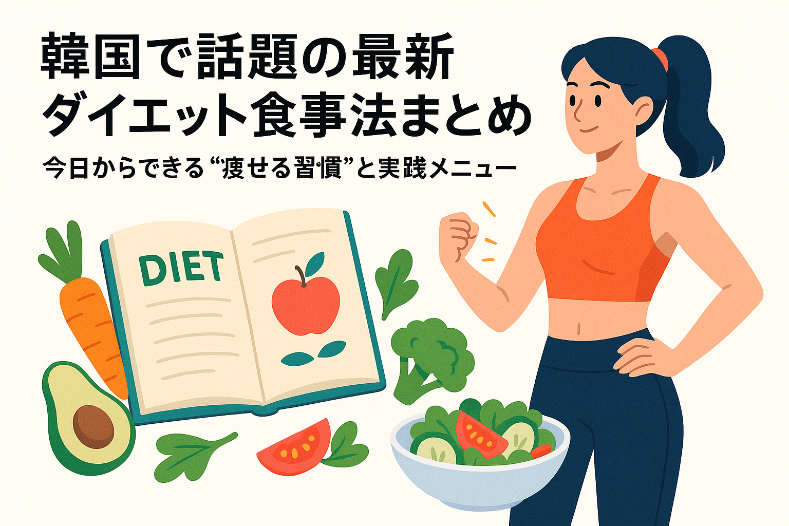韓国で話題の最新ダイエット食事法まとめ｜今日からできる“痩せる習慣”と実践メニュー