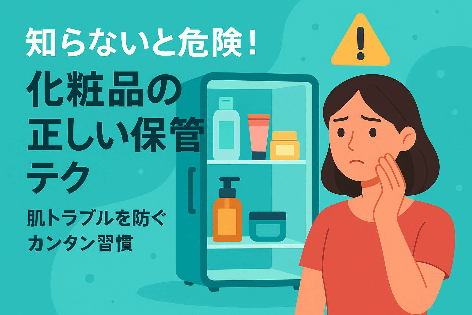 知らないと危険！化粧品の正しい保管テク｜肌トラブルを防ぐカンタン習慣