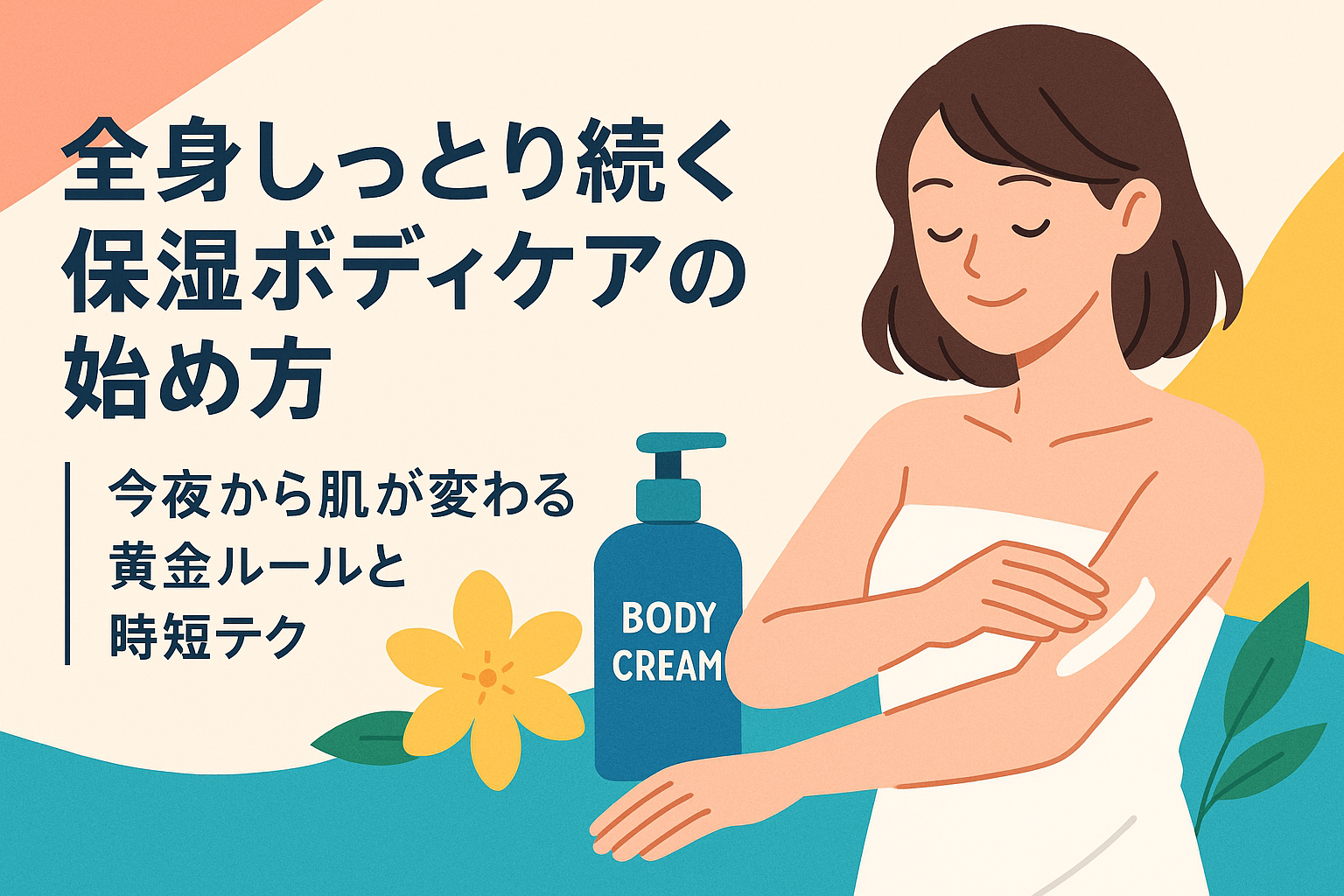 全身しっとり続く保湿ボディケアの始め方｜今夜から肌が変わる黄金ルールと時短テク