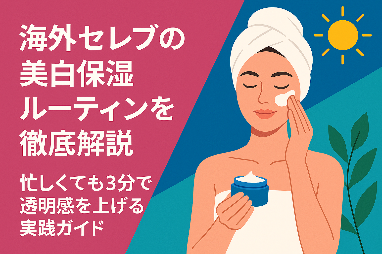 海外セレブの美白保湿ルーティンを徹底解説｜忙しくても3分で透明感を上げる実践ガイド
