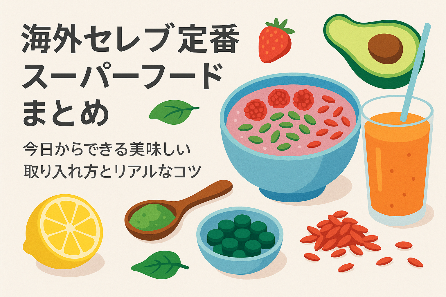 海外セレブ定番スーパーフードまとめ｜今日からできる美味しい取り入れ方とリアルなコツ