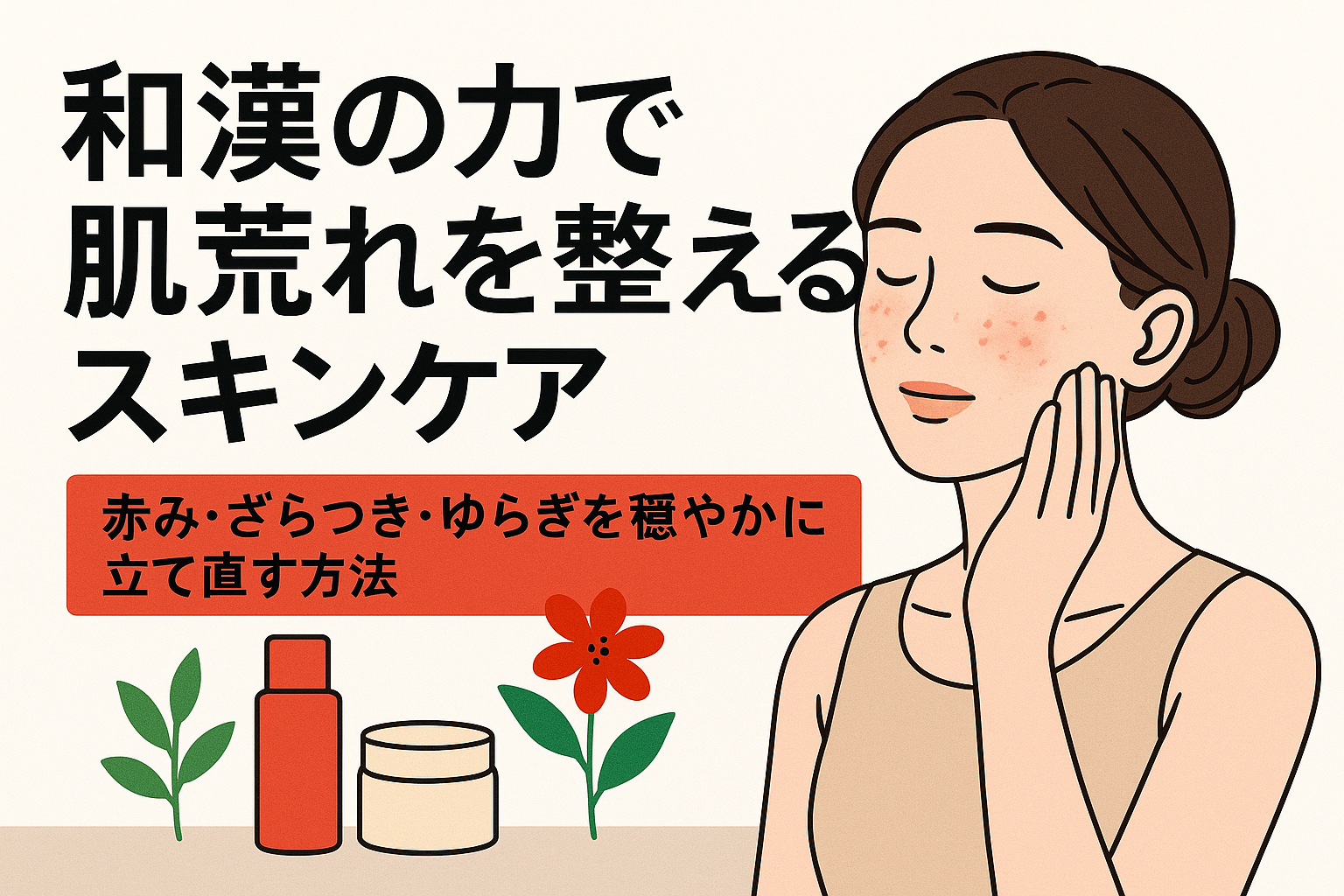和漢の力で肌荒れを整えるスキンケア｜赤み・ざらつき・ゆらぎを穏やかに立て直す方法