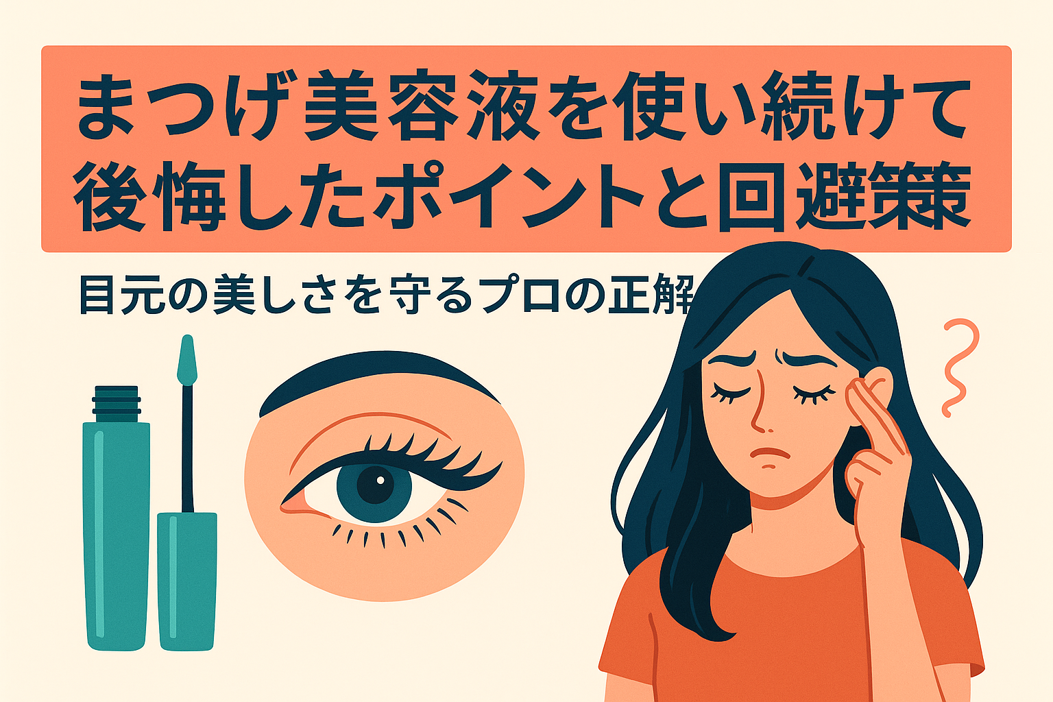まつげ美容液を使い続けて後悔したポイントと回避策｜目元の美しさを守るプロの正解